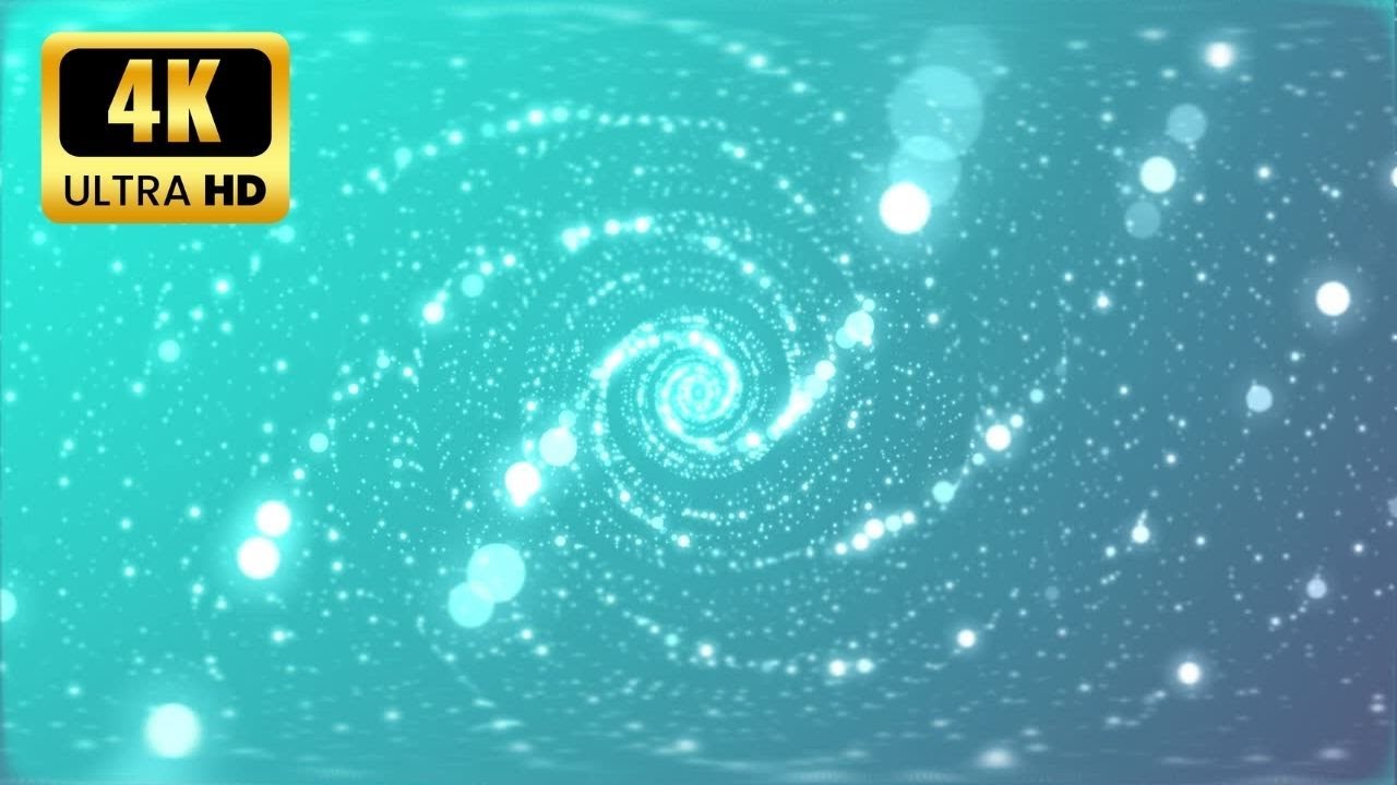 Mesmerizing 4K Hypnotic Spiral Illusion Background in Turquoise | Free Download