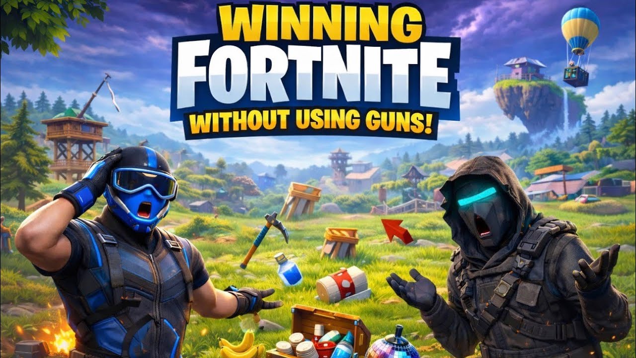Winning Fortnite Without Using Guns 💪🎮🏆 part 3
