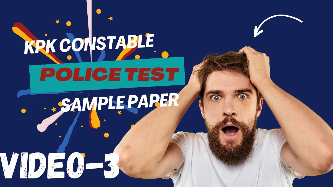 KPK Police Constable Sample Paper 2024 According to ETEA Syllabus || ETEA Test Preparation 2024