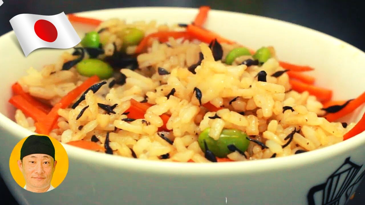Arroz com hijiki