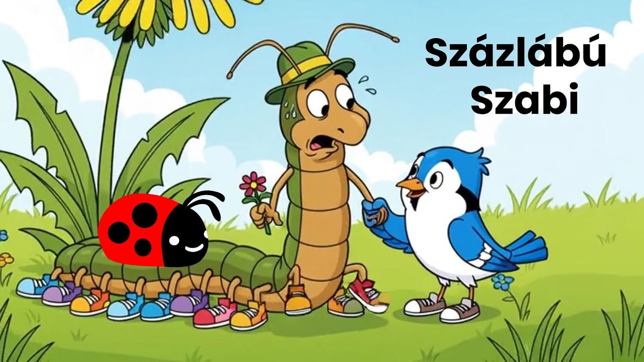Százlábú Szabi – gyerekdal - AI zenével