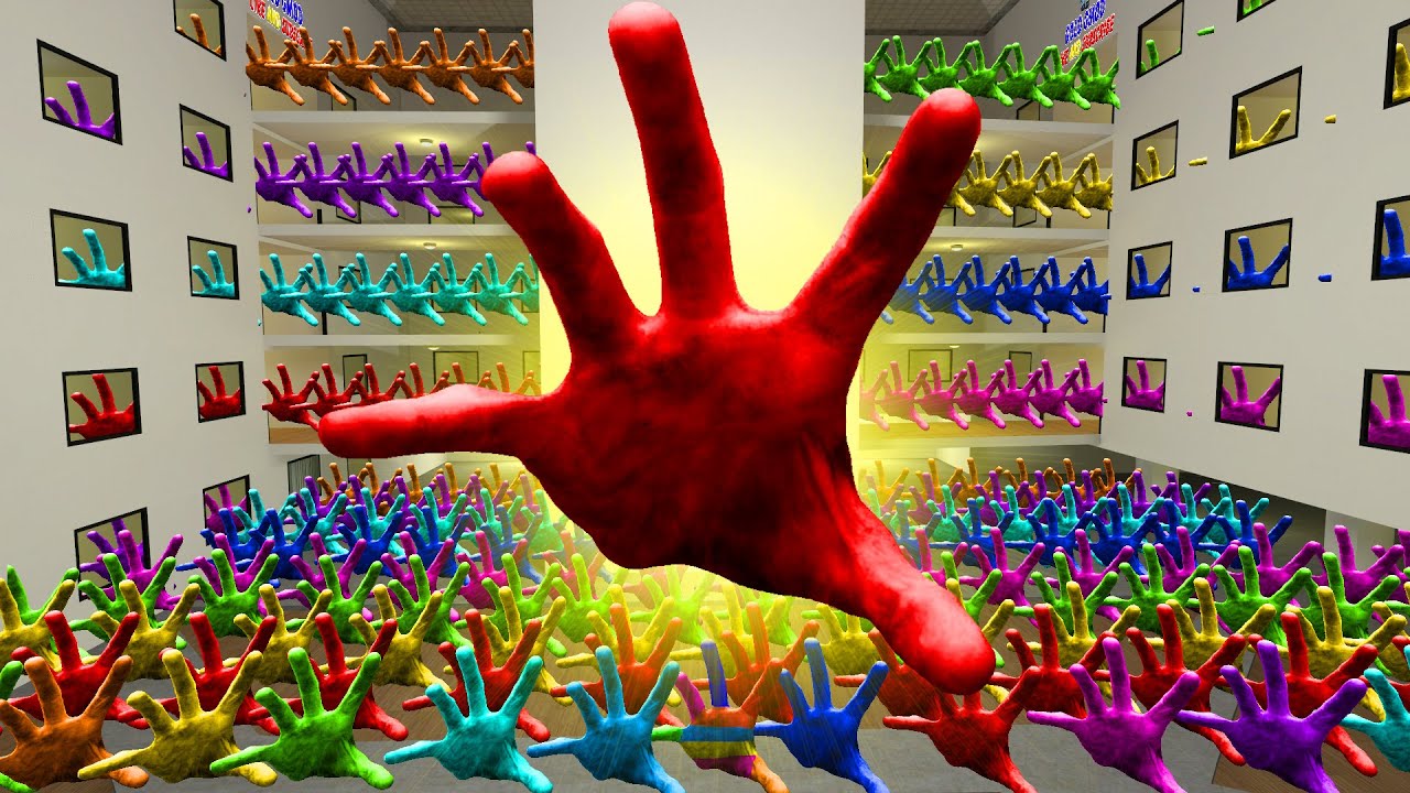ALL FULL, SCARY HAND RED, NICO'S NEXTBOT, 2D NEXTBOTS, OBUNGA NETBOT NEW UPDATE In Garry's Mod #366