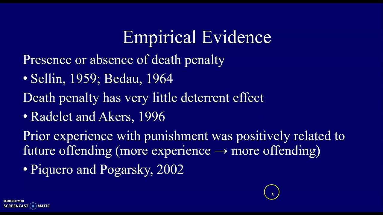 Deterrence Theory-Professor Black