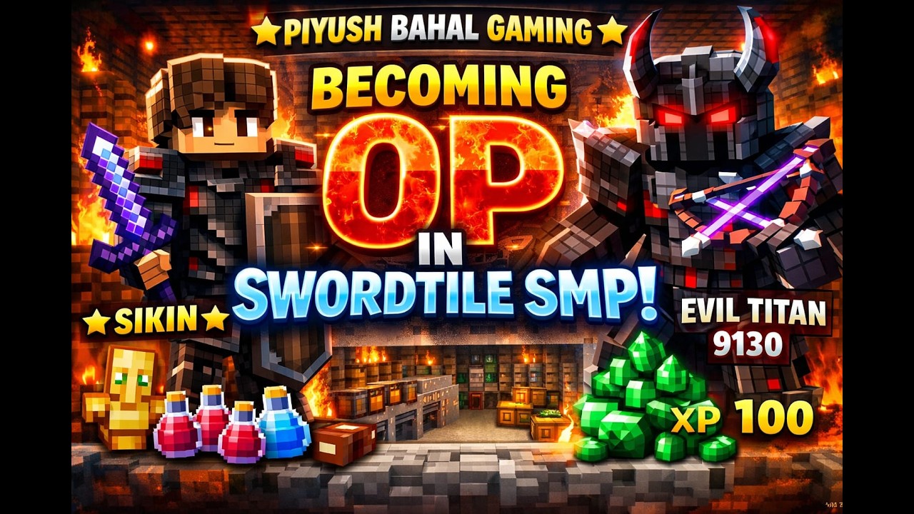 DAY35- GETTING OVERPOWERED IN SWORDTILE SMP/#live 