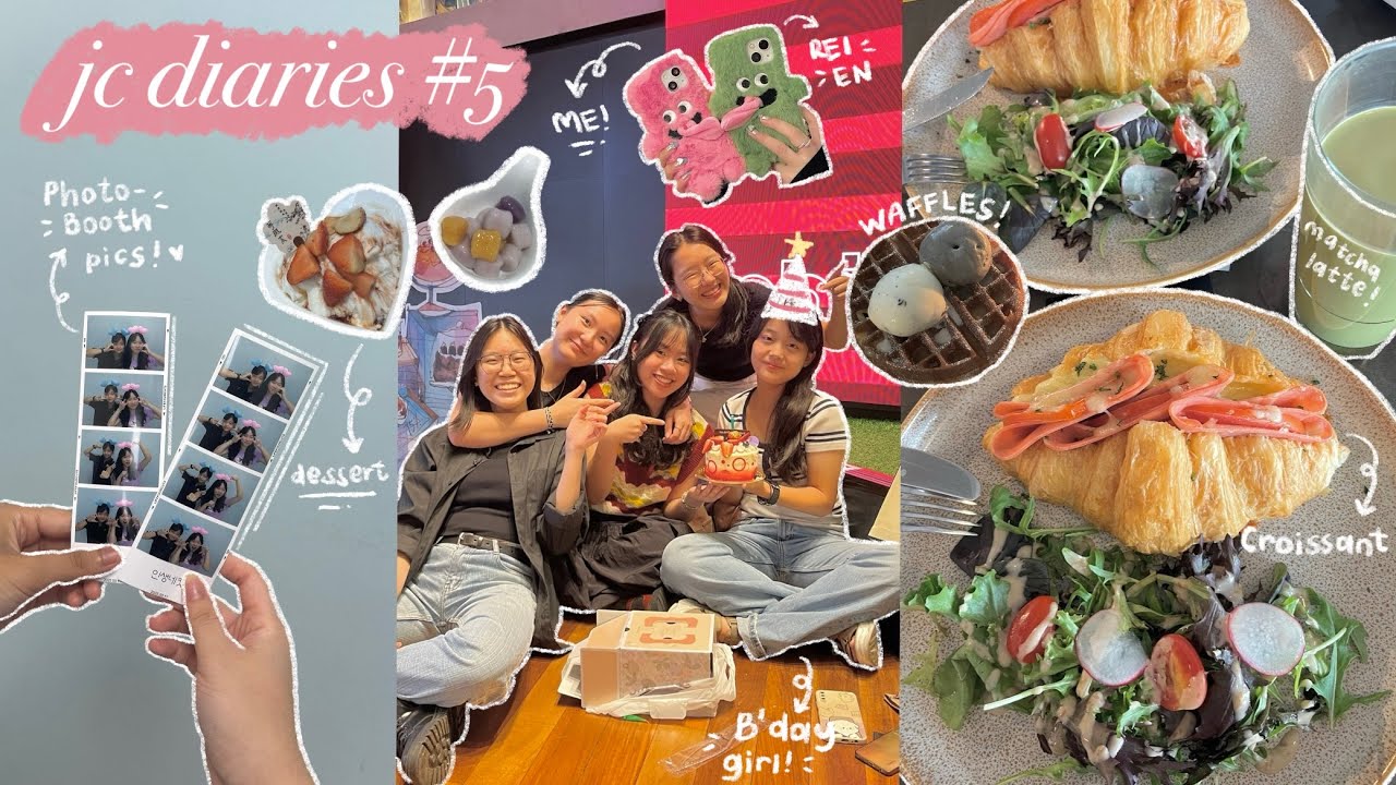 JC diaries ep.5 🌷| march hols, hello world fest, cafe study, cute fits, outings w friends!