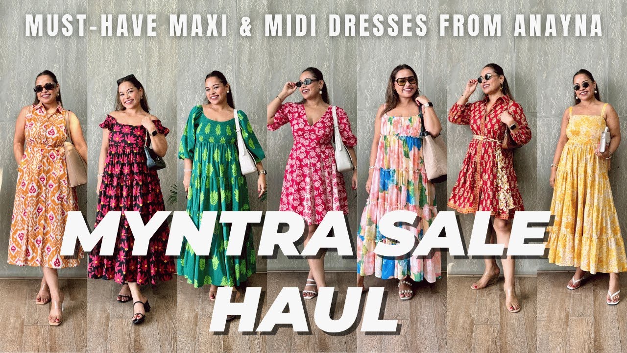MUST-HAVE COTTON DRESSES UNDER ₹1500 | MYNTRA HAUL & TRY-ON