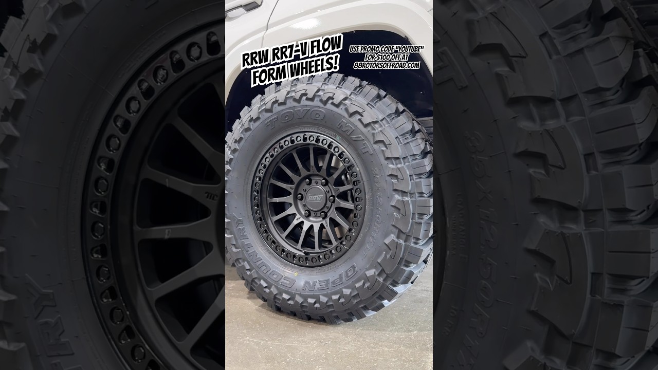 RRW RR7-V FLOW FORM WHEELS FOR SEQUOIA TUNDRA TACOMA TRUCKS! #88rotorsoffroad