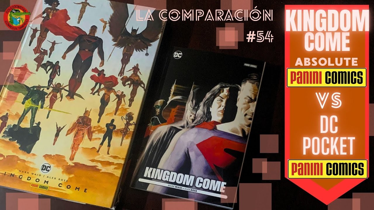 KINGDOM COME Versión ABSOLUTE PANINI VS DC POCKET PANINI México La comparación #54