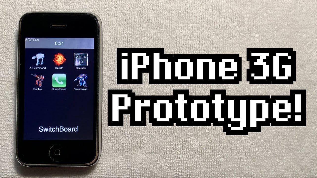 Prototype Apple iPhone 3G (DVT Stage) - Engineering Testing Device - Apple History