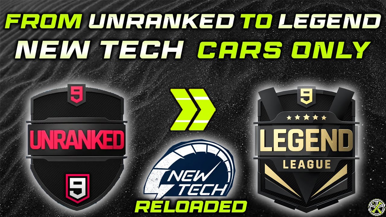Asphalt 9 | NEW TECH RELOADED cars ONLY | From UNRANKED to LEGEND LEAGUE