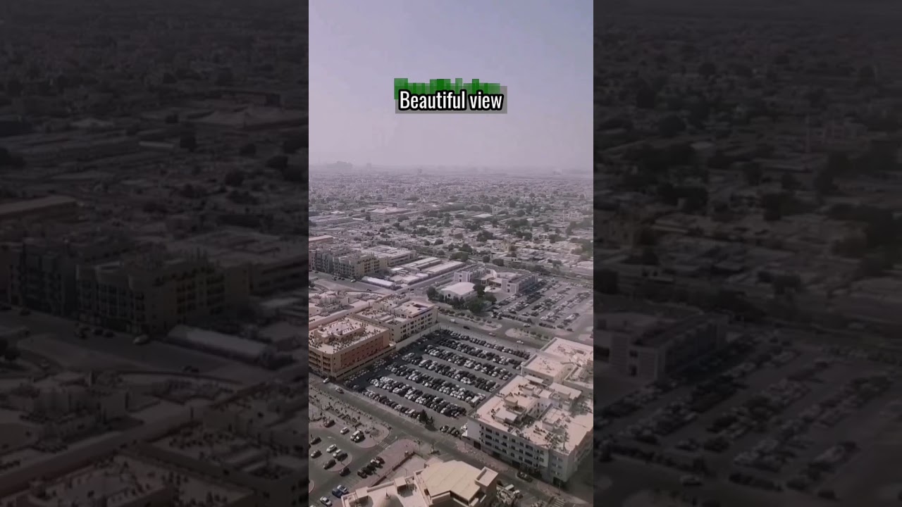 Aerial view of Dubai city. 💥