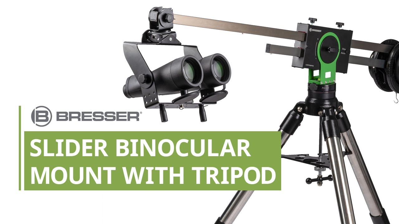 BRESSER Slider Binocular Mount with Tripod