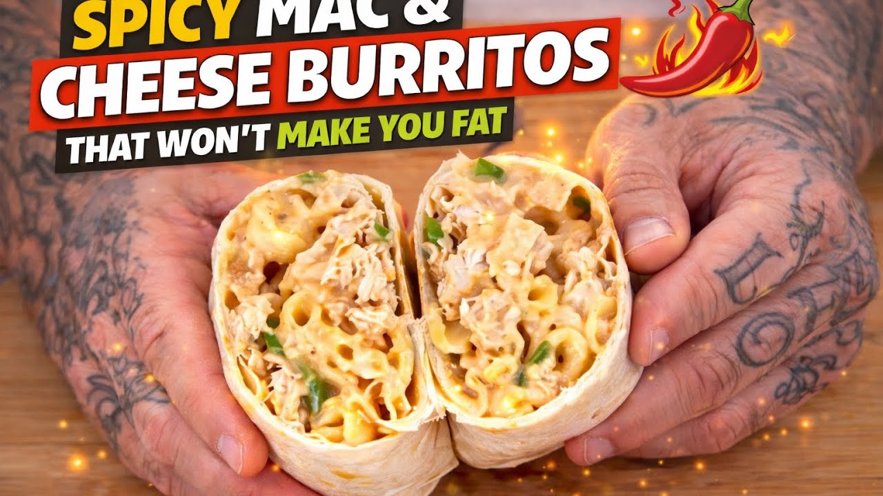 Spicy Mac and cheese burrito that won&rsquo;t make you fat 