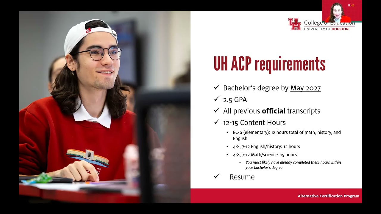 Become a Teacher! UH's Alternative Certification Program