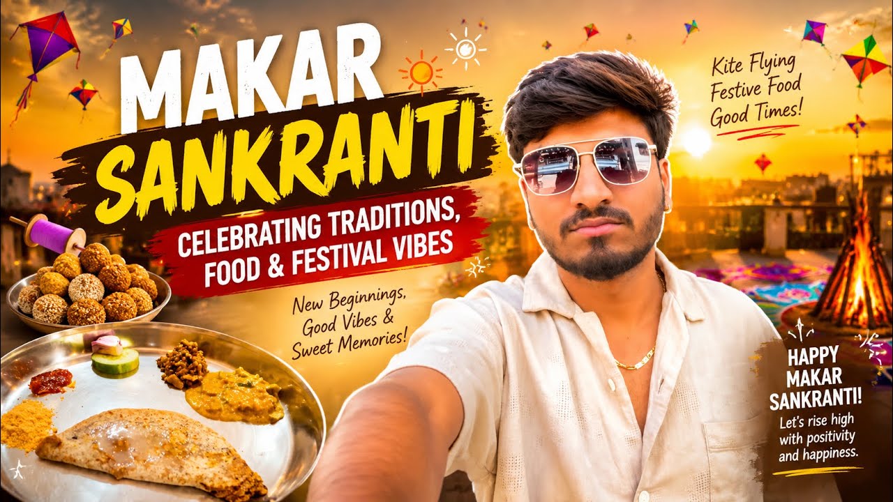 ಮಕರ ಸಂಕ್ರಾಂತಿ 🌾🪁|| Makara Sankramana vibes with festive food 🍱 