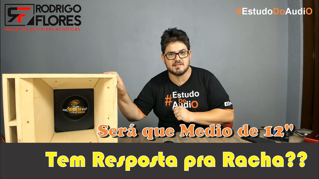 Caixa de Médio 12 polegadas Projeto Rodrigo Flores
