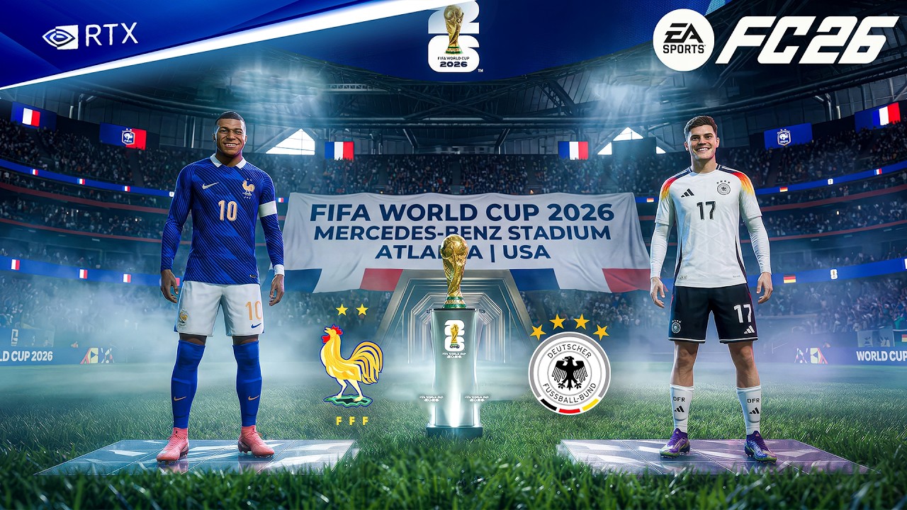 ФК 26 - Франция против Германии - Чемпионат мира по футболу FIFA 2026. Полный матч | Геймплей на ...