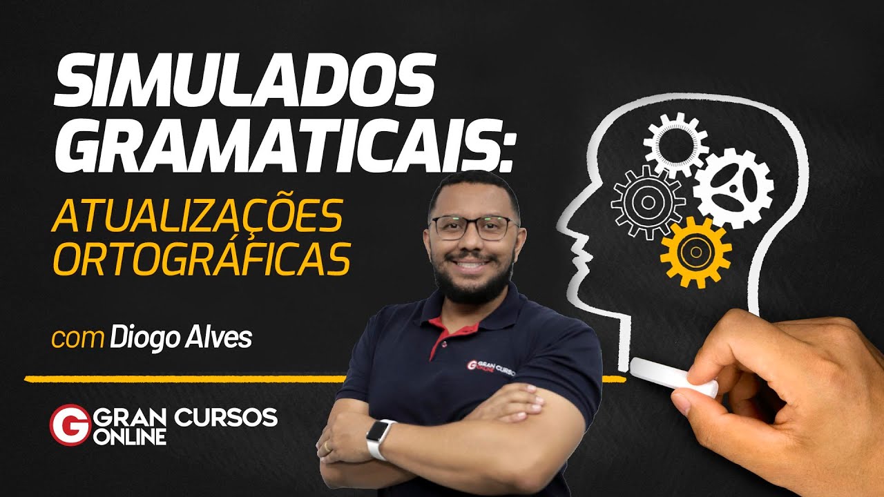 Simulados Gramaticais - #70 ATUALIZAÇÕES ORTOGRÁFICAS com Diogo Alves