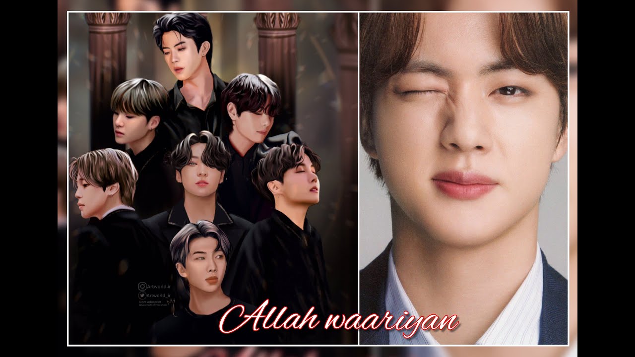 JIN x BTS 💜 Allah waariyan fmv edit    #bts  #btsarmy