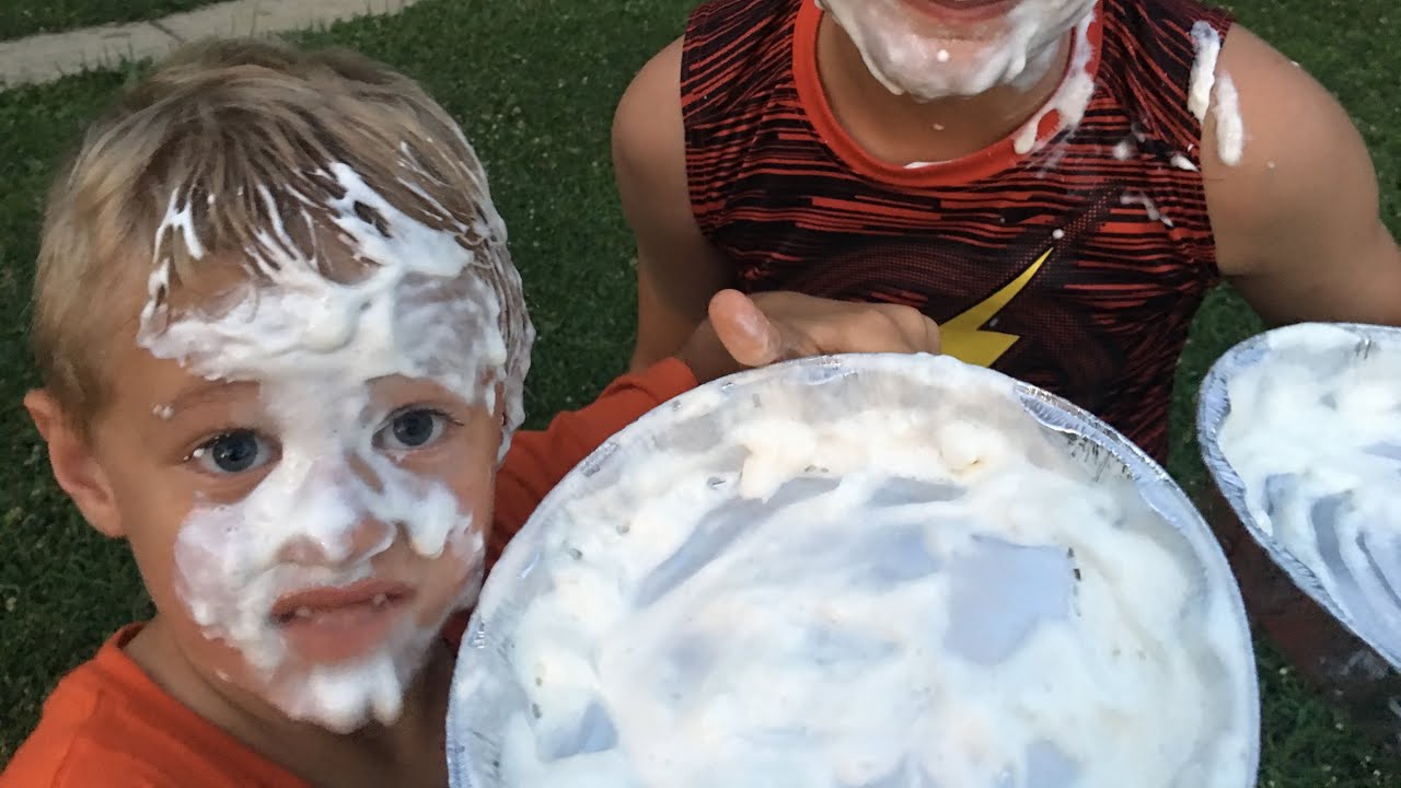 Daddy Gets Pie In Face!