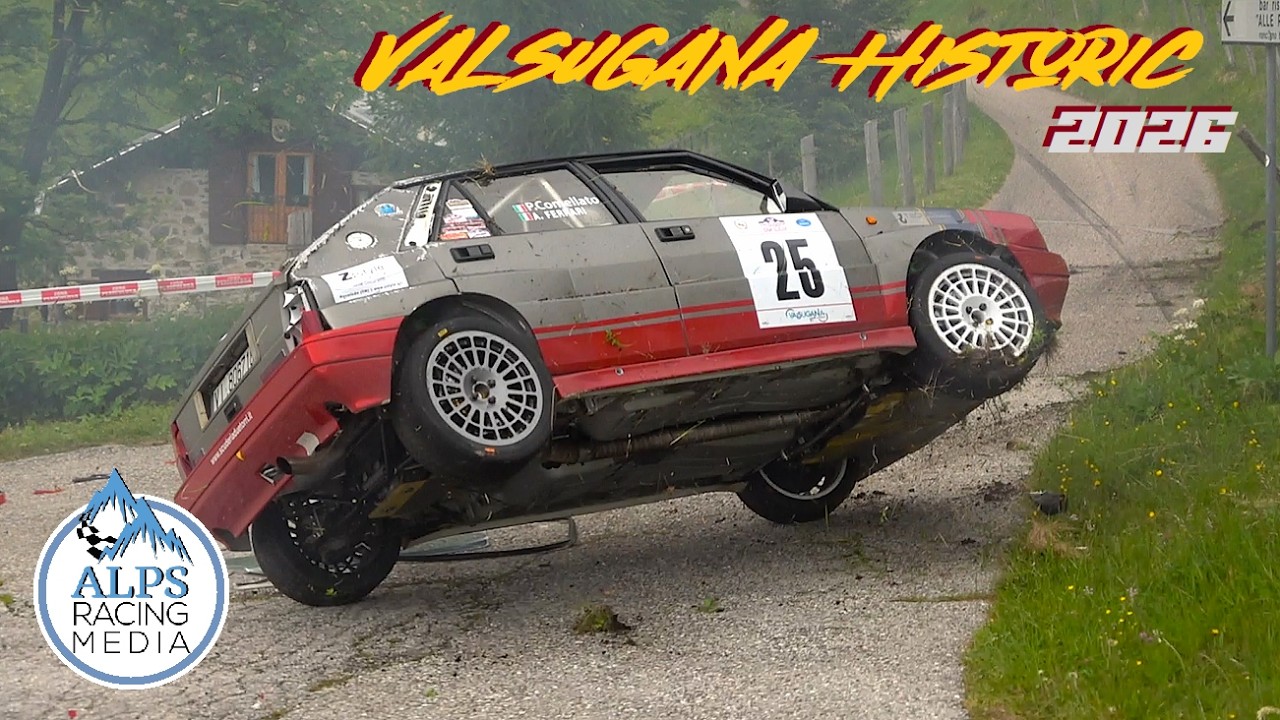 Valsugana Historic Rally 2026 Best of action | Crash & Pure Rally Sound - rallye historique