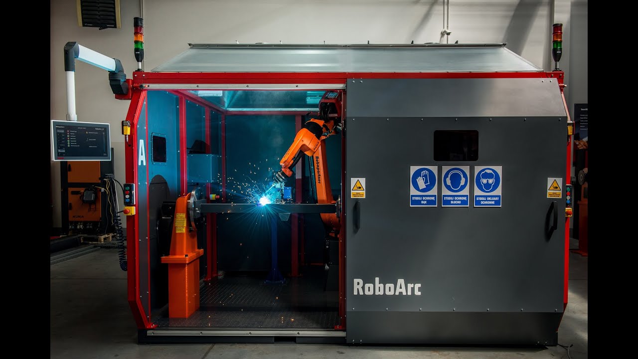 Dwustanowiskowa cela spawalnicza RoboArc_B
