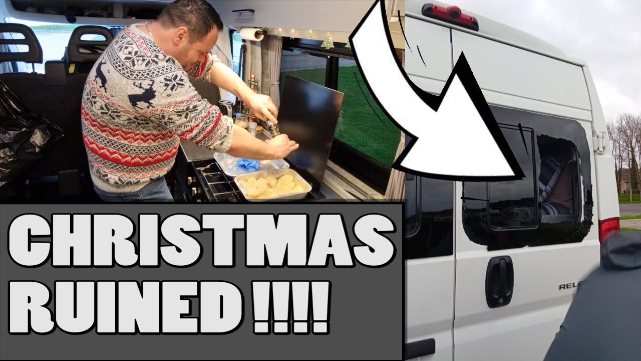 VANLIFE TRAGEDY: Smashed Window RUINS First Xmas! 😱 | Our Journey from hero to zero