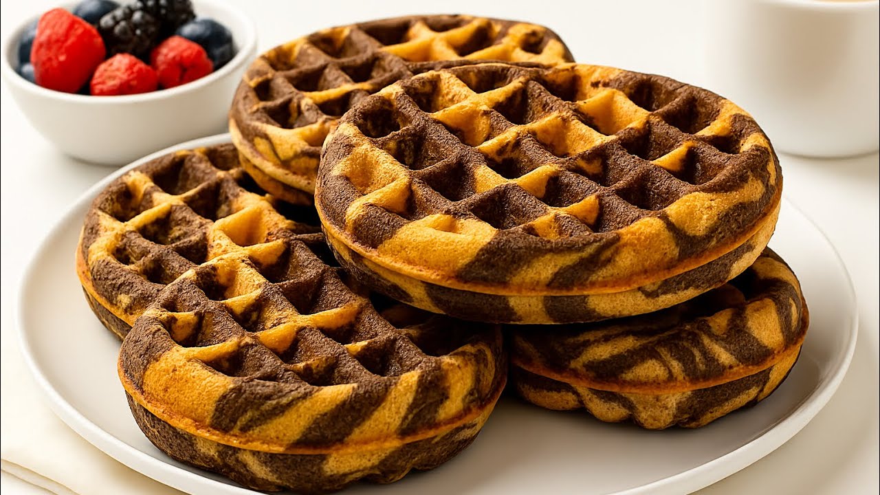 How to Make the Best Belgian Waffles in 5 Minutes! simple and tasty!