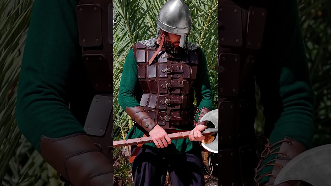 ⚔️ Brassards m&eacute;di&eacute;vaux en cuir du Guerrier du Nord (257170000)