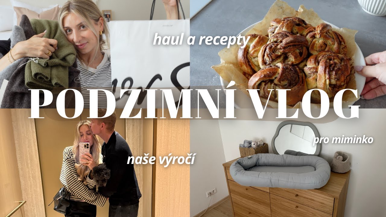 PODZIMNÍ VLOG | podzimní nákupy, výročí svatby, recepty a pečení, Varšava 🍂🏠