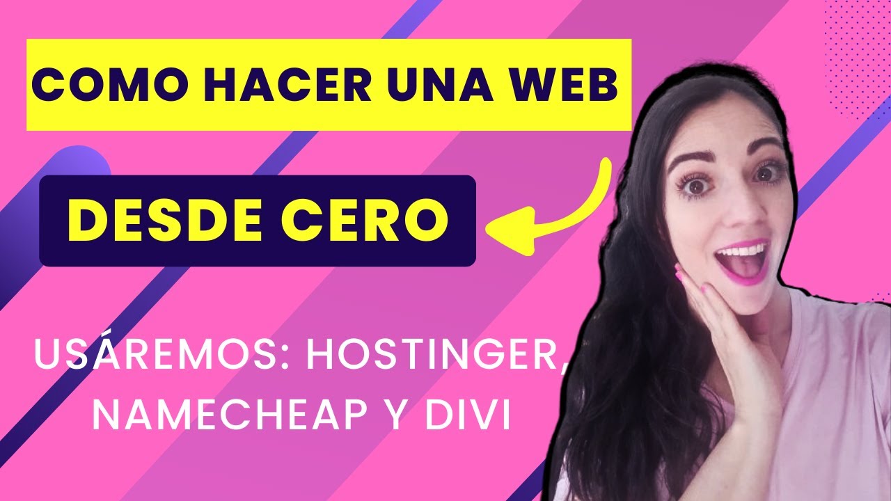 Como hacer una web desde cero con Hostinger, Namecheap y Divi