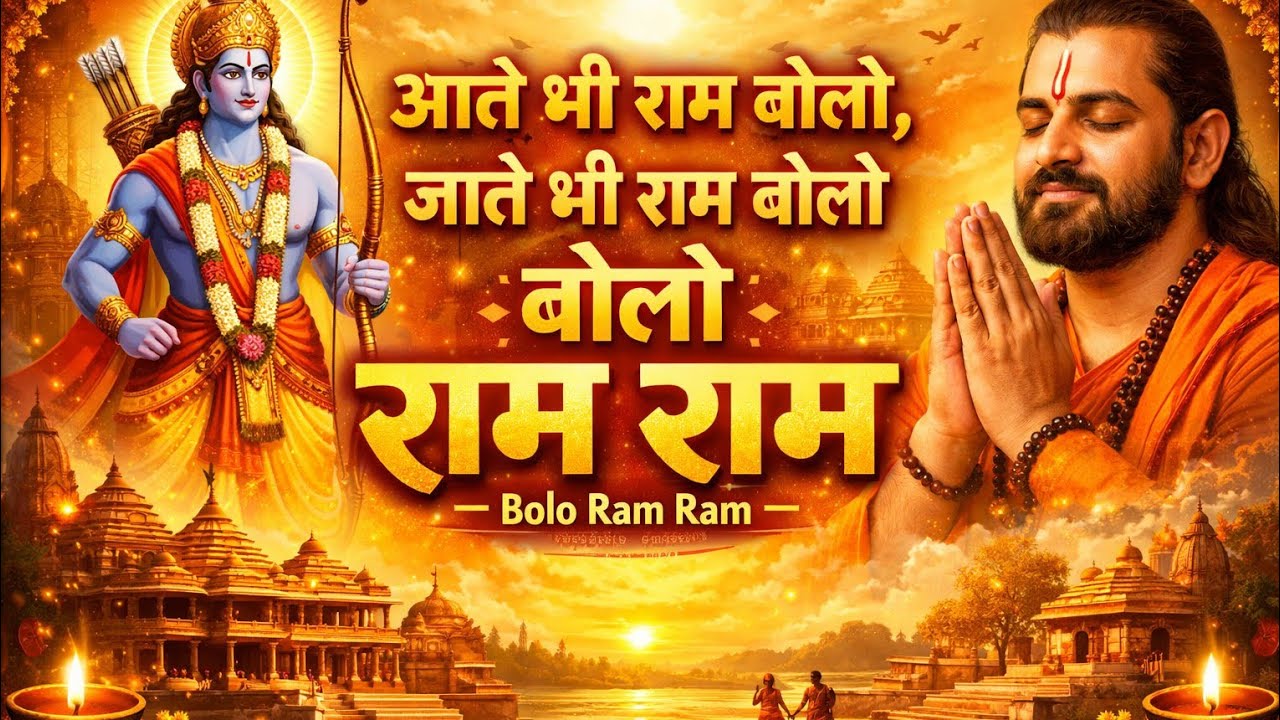आते भी राम बोलो जाते भी राम बोलो बोलो राम राम राम#