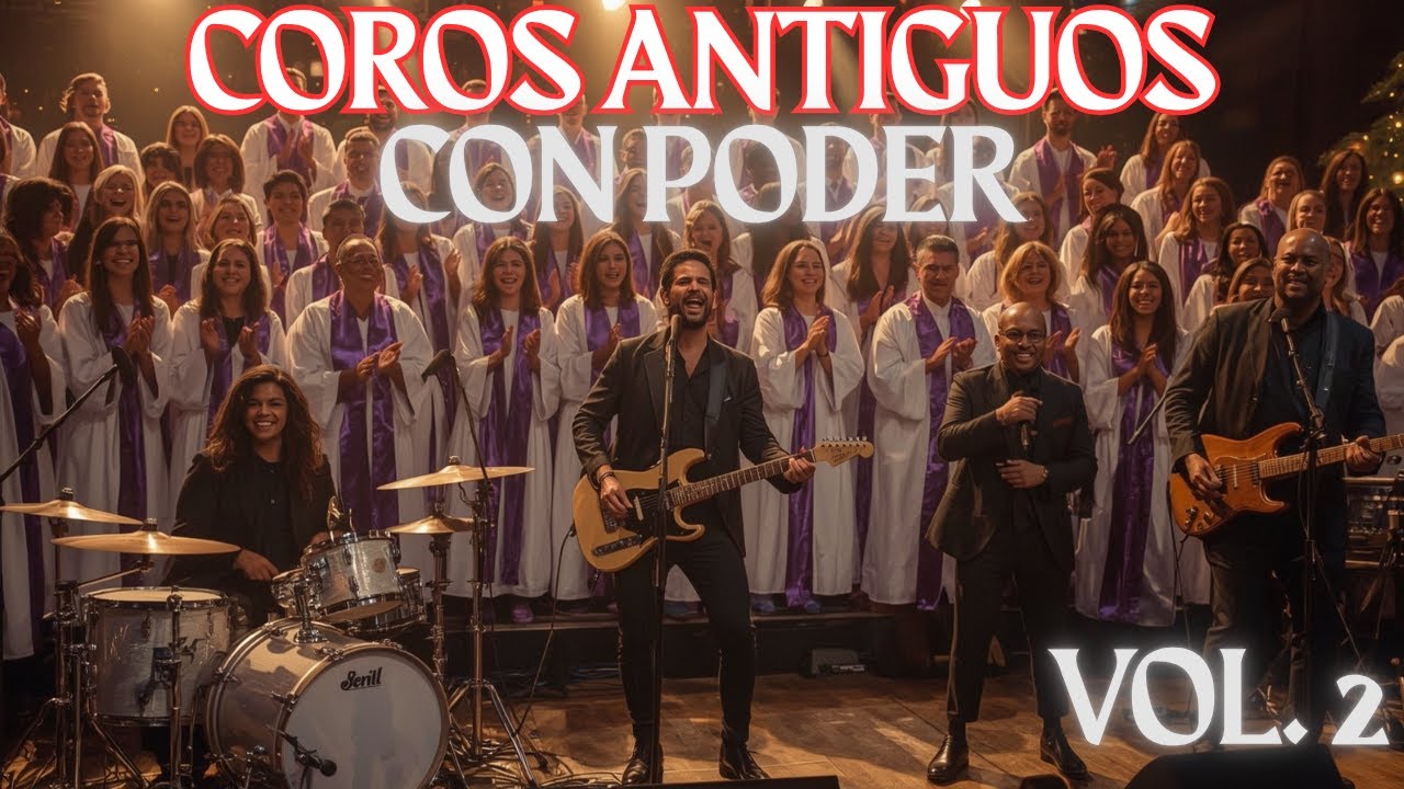 🎼COROS ANTIGUOS CON PODER VOL. 2 🎶 HIMNOS ANTIGUOS 1945 PARA JESÚS✝️ PARA ORAR Y CANTAR ALEGRES