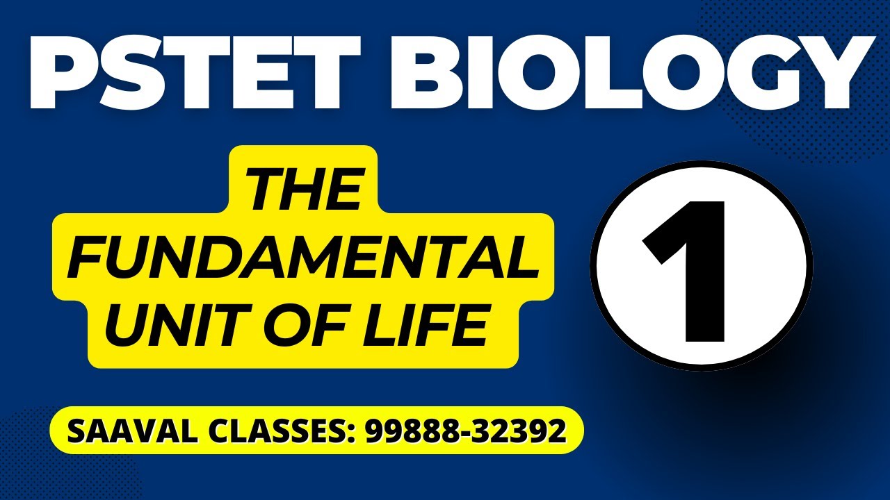 DAY-1 Biology For Paper-2 Sci. Math Fundamental Unit of Life | SAAVAL CLASSES || 99888-32392