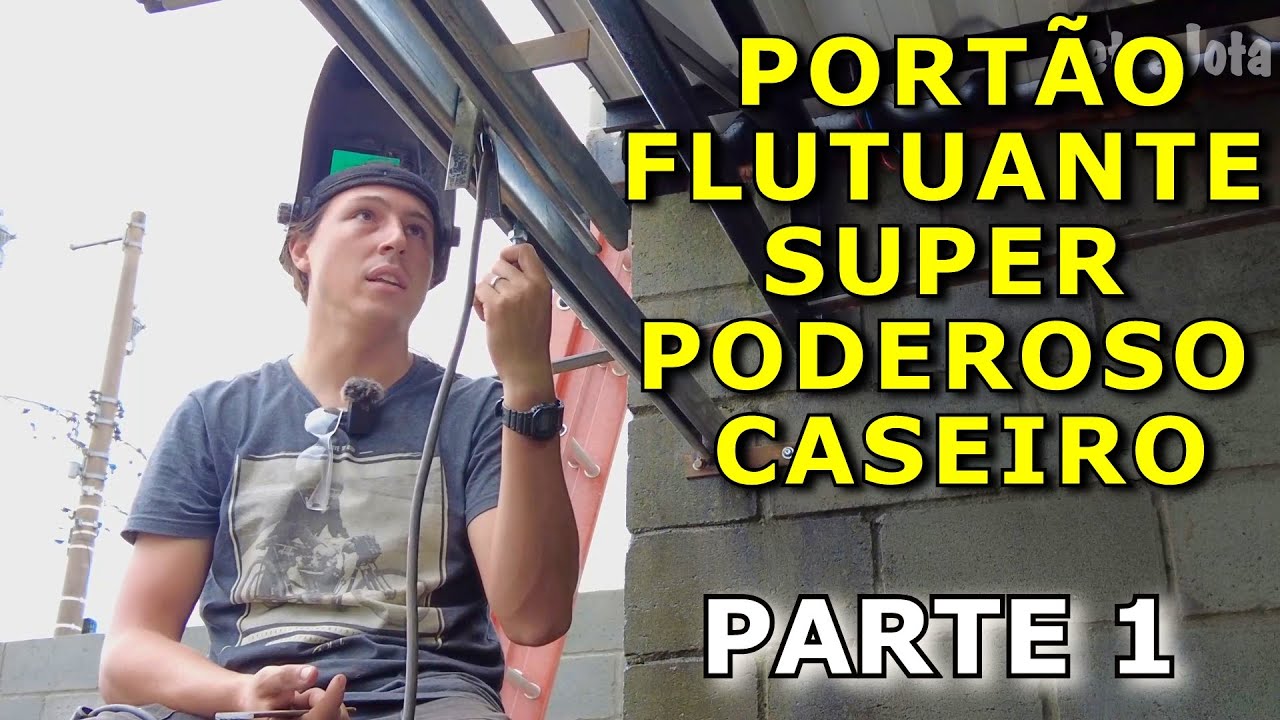 COMO FAZER UM PORTÃO FLUTUANTE DE 2 ESTÁGIOS SUPER PODEROSO CASEIRO COM PORTA DE CONTAINER (VÍDEO 1)