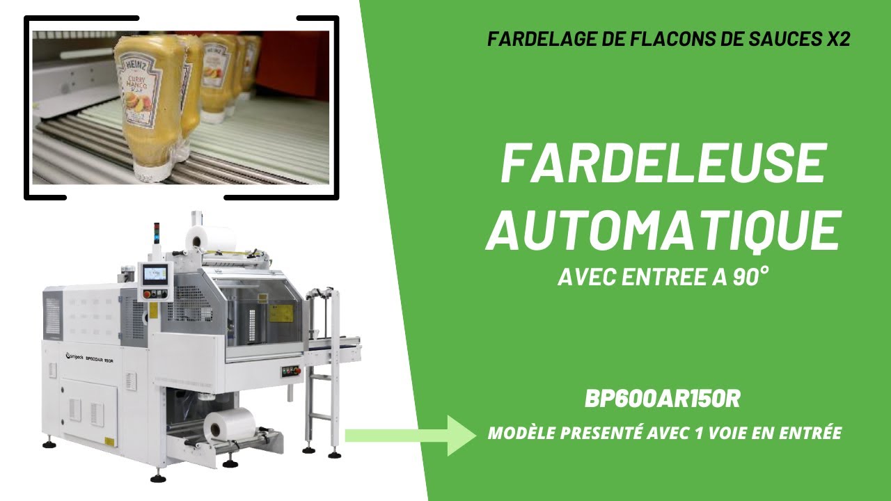 BP600AR150R  - FARDELEUSE AUTOMATIQUE AVEC ENTRÉE A 90°