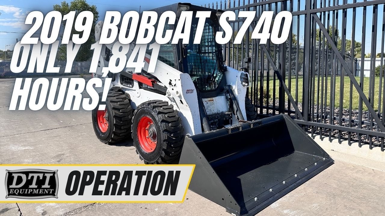 2019 Bobcat S740 Skid Steer, Only 1,841 Hours!