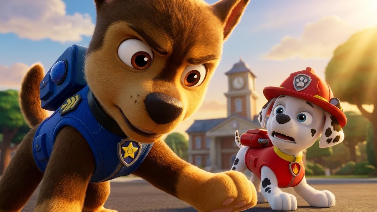 Patrulha Canina: CHASE FICA MALVADO! 😈👮‍♂️ Chase & Ryder 🐾 Espelho Mágico ✨🚔