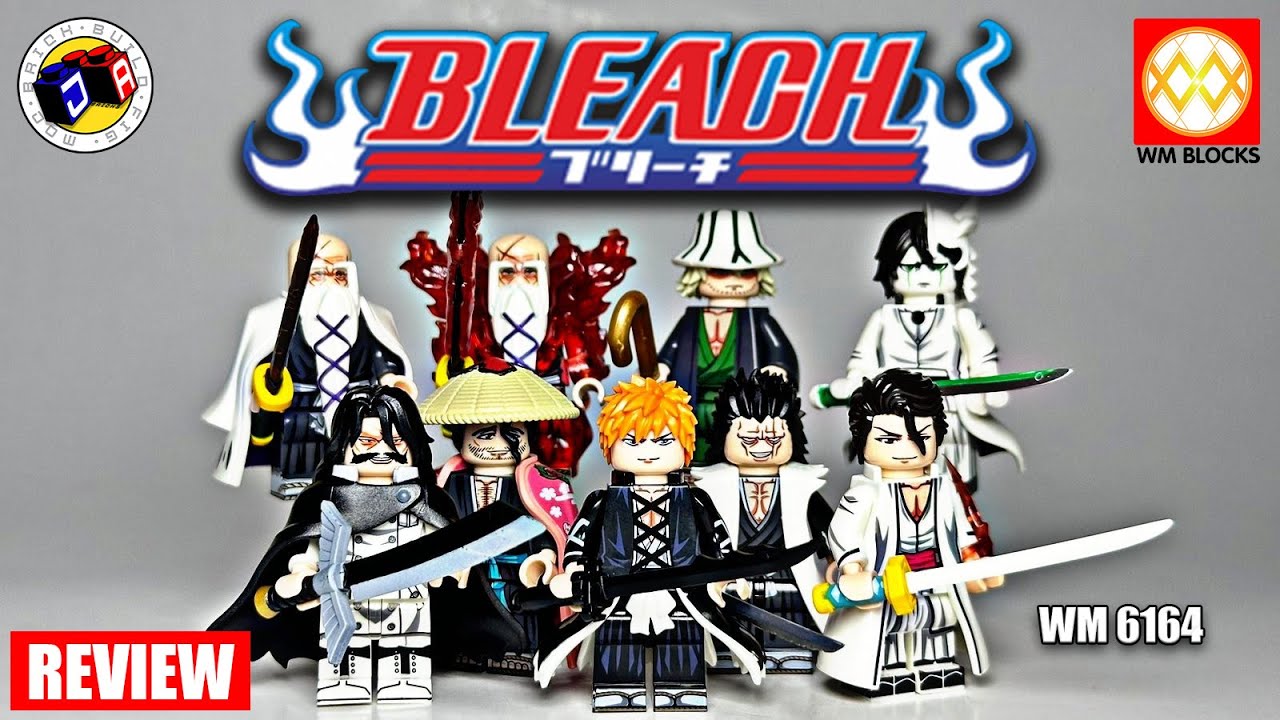 BLEACH ANIME KNOCK-OFF LEGO MINIFIGURE 死神动漫 黑崎一护 仿制乐高小人仔 WM BLOCKS - WM6164 ICHIGO KURASAKI