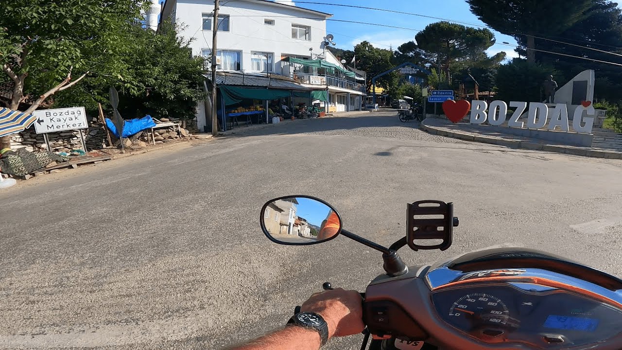 SALİHLİ'DEN BOZDAĞ'A TIRMANIŞ 125 CC MOTORLA İKİ KİŞİ  #tvsjupiter125