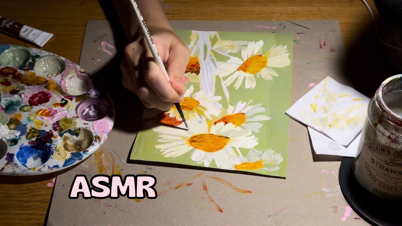 ASMR Painting and Humming (no talking)