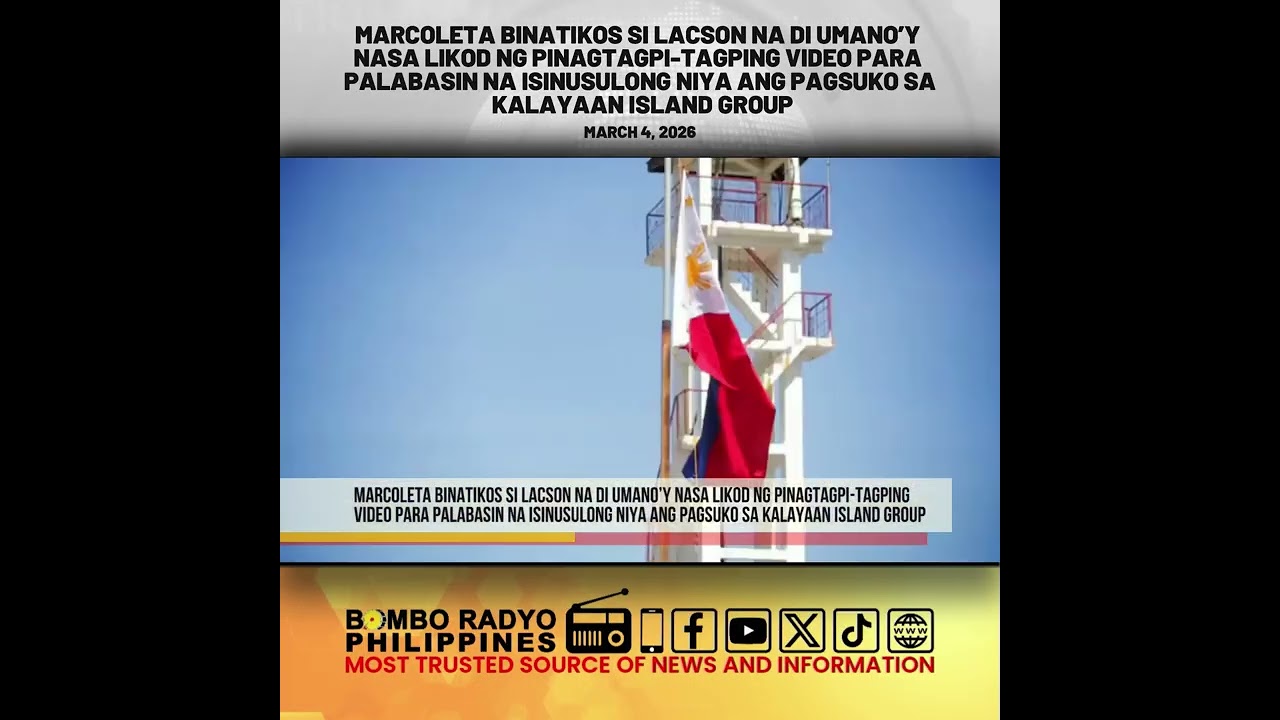 Marcoleta binatikos si Lacson sa umano’y edited spliced video ukol sa pagsuko ng KIG | Bombo Radyo