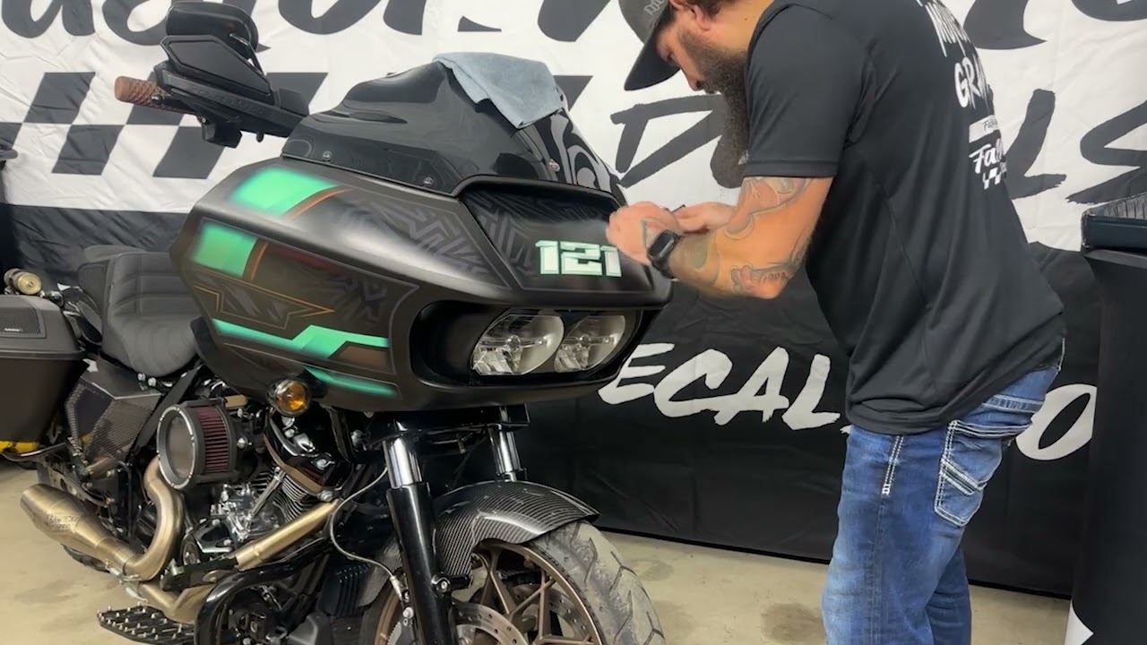 Faster Moto Decals Graphics Kit Prep and Installation