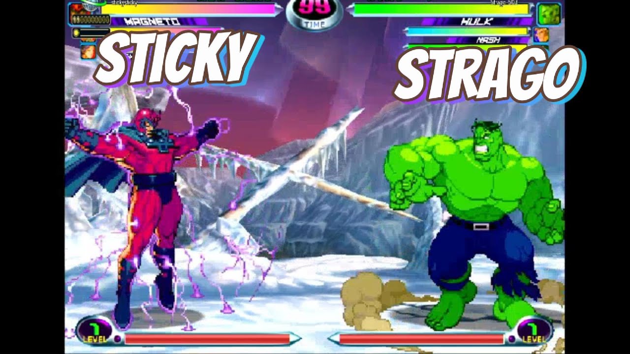 MvC2 (Steam) Sticky vs Strago ranked games .:04.12.2025:.