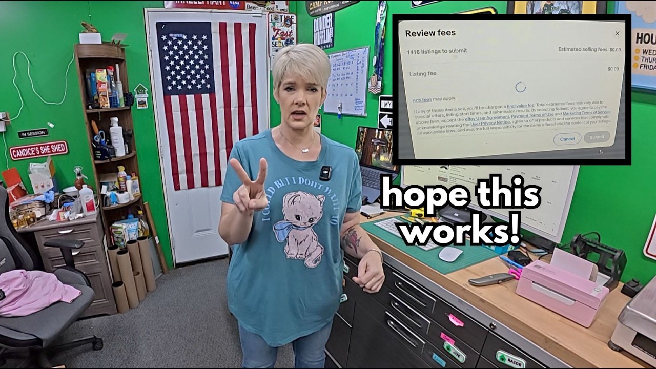 We made a BIG change to our EBAY store for garage sale season