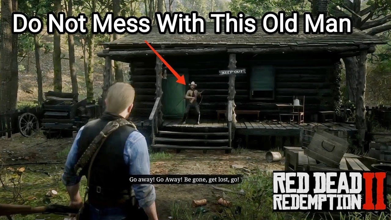 Do NOT Mess With This Crazy Old Man in Manito Glade or Else this will Happen (Hermit) - RDR2