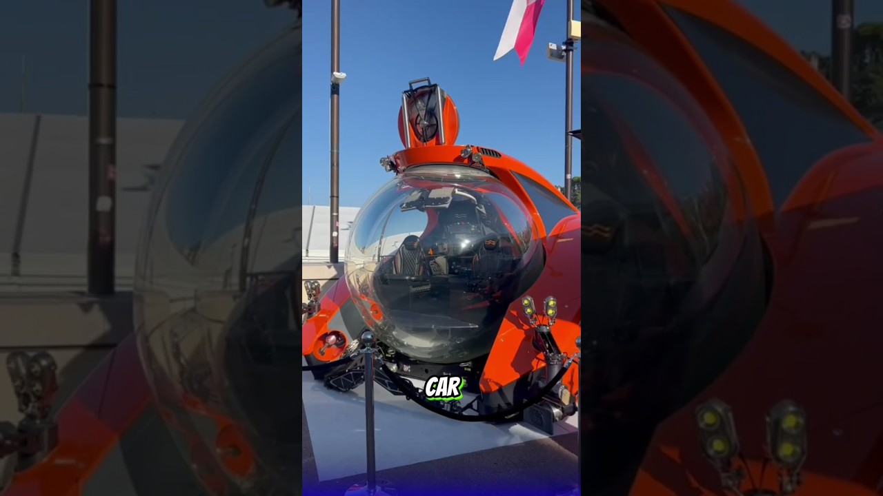 This Submarine Looks Like a Sports Car!