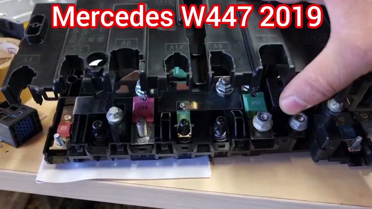 B273513 mercedes vito 2019 pyrofuse replacement 