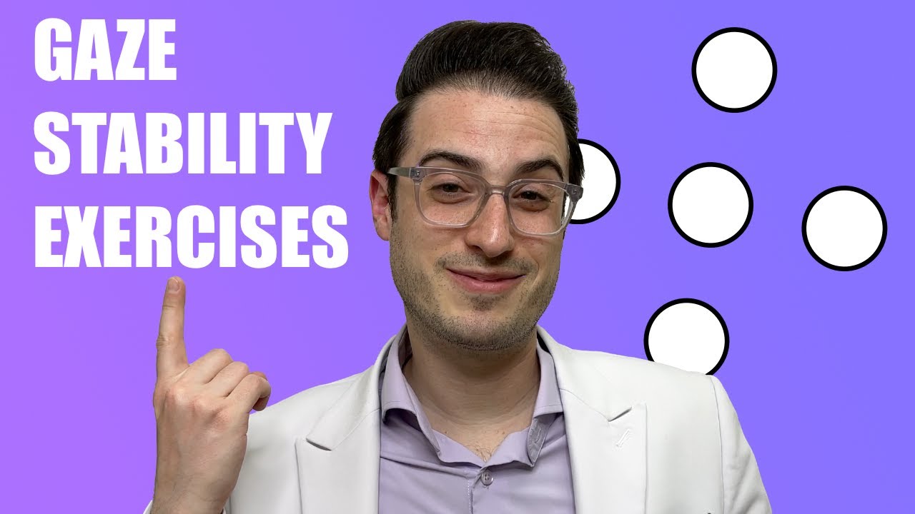 The BEST Exercise for MIGRAINES, CONCUSSIONS, and DIZZINESS | Guide to Gaze Stability Therapy!!