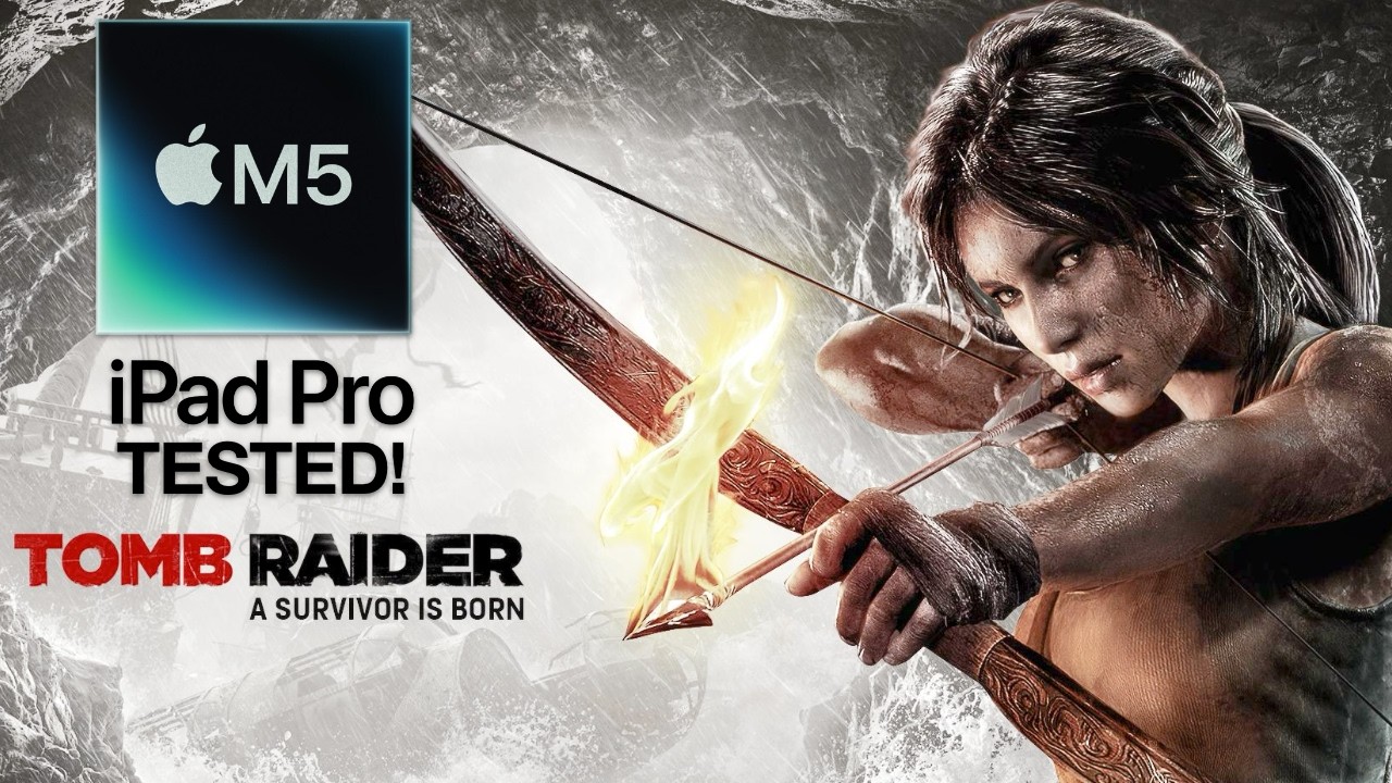 Tomb Raider on M5 iPad Pro... SMASHES 120 fps?!